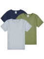 t-shirt με κοντά μανίκια petit bateau 3 tee shirts mc