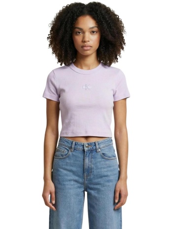 t-shirt με κοντά μανίκια calvin klein jeans monogram baby σε προσφορά