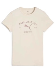 t-shirt με κοντά μανίκια puma class graphic tee |