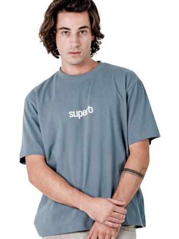 t-shirt με κοντά μανίκια superb 1982 sprb3500-denim |