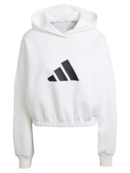 t-shirt με κουκούλα adidas pull future icons 3 bar logo |