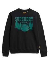 αθλητικό t-shirt superdry sweatshirt lo-fi outdoors graphique |