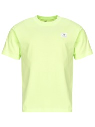 t-shirt με κοντά μανίκια new balance woven label t-shirt