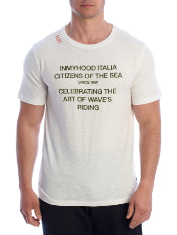t-shirt με κοντά μανίκια inmyhood hs24mts17-milk |