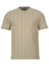 t-shirt με κοντά μανίκια emporio armani ea7 train graphic series tee ss monogram printed