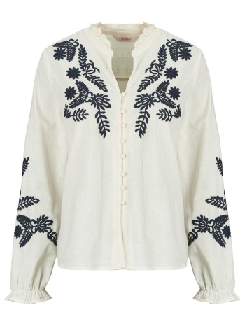 μπλούζα only onlgiru l/s embroidery