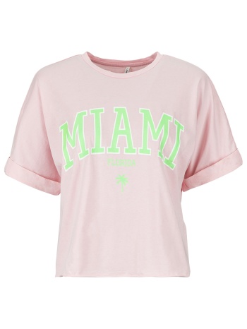 t-shirt με κοντά μανίκια only onlmindy life