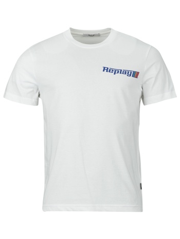 t-shirt με κοντά μανίκια replay -