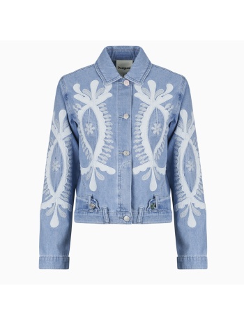 τζιν μπουφάν/jacket desigual border σε προσφορά
