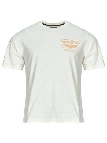 t-shirt με κοντά μανίκια superdry heritage biker loose