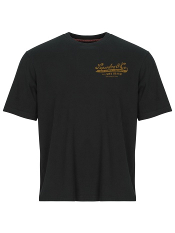 t-shirt με κοντά μανίκια superdry heritage biker loose