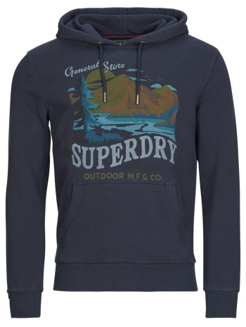 t-shirt με κουκούλα superdry outdoors mountain rlxd hood
