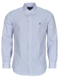 πουκάμισο με μακριά μανίκια polo ralph lauren chemise coupe droite popeline premium