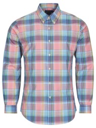πουκάμισο με μακριά μανίκια polo ralph lauren chemise coupe droite popeline premium