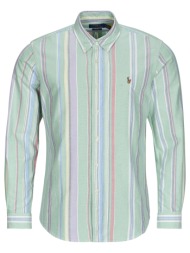 πουκάμισο με μακριά μανίκια polo ralph lauren chemise coupe droite en oxford