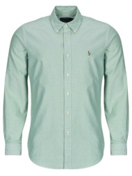 πουκάμισο με μακριά μανίκια polo ralph lauren chemise coupe droite en oxford