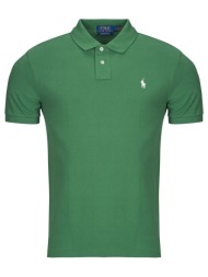 πόλο με κοντά μανίκια polo ralph lauren polo coupe droite en coton basic mesh