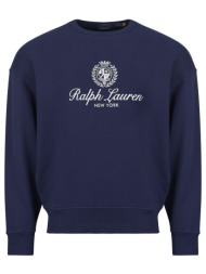 αθλητικό t-shirt polo ralph lauren sweat crewneck crest