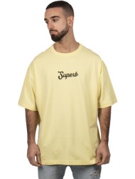 t-shirt με κοντά μανίκια superb 1982 sprbca-2205-yellow |