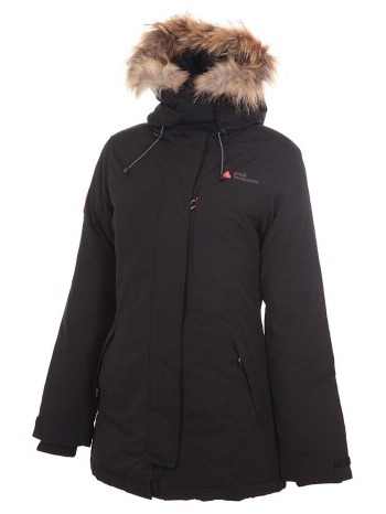 παρκά peak mountain parka de ski avec vraie fourrure femme σε προσφορά