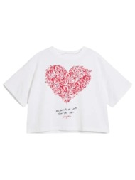 t-shirt με κοντά μανίκια desigual 26sgtk11 1000 |