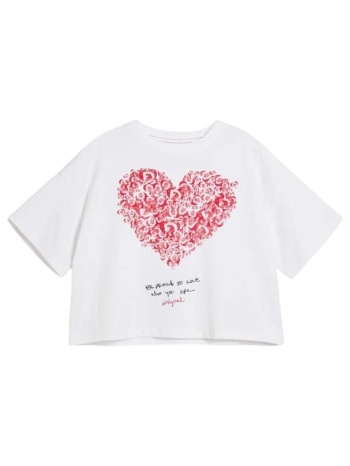 t-shirt με κοντά μανίκια desigual 26sgtk11 1000 |