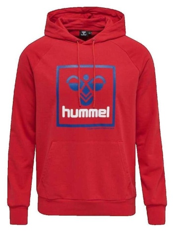 t-shirt με κουκούλα hummel sweat à capuche isam 2.0 rouge |