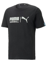 t-shirt με κοντά μανίκια puma t-shirt homme noir handball |