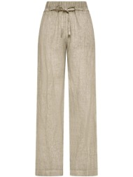 παντελόνια deha fade effect linen straight |