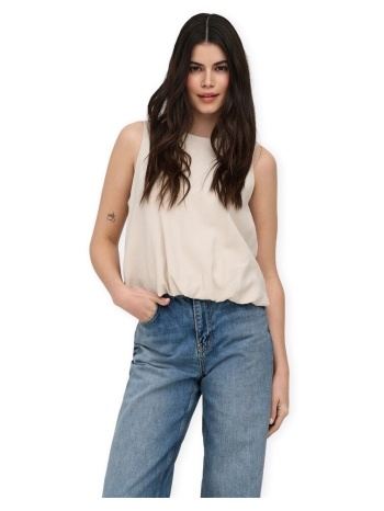 μπλούζα only top aris life balloon - pumice stone/dot |