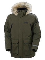 παρκά helly hansen parka reine verte avec capuche |