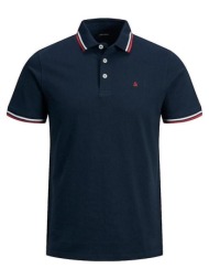 πόλο με κοντά μανίκια jack & jones polo paulos bleu |