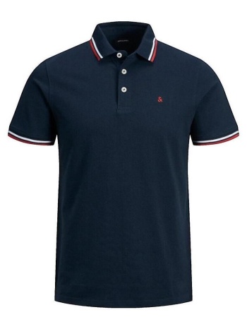 πόλο με κοντά μανίκια jack & jones polo paulos bleu |
