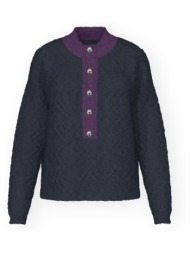 ζακέτα vila chino cardigan - total eclipse |