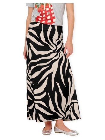 μακρυές φούστες only chigo sakura long skirt - black/flower