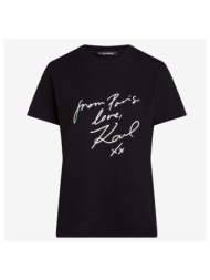 t-shirt με κοντά μανίκια karl lagerfeld camisetas mujer modèle b2w17104 |