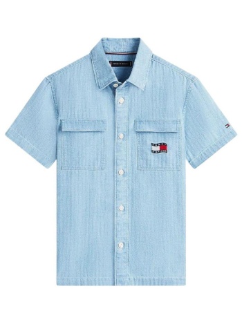 πουκάμισο με κοντά μανίκια tommy hilfiger kb0kb10206 1a4 |