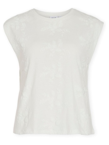 μπλούζα vila top nayla - snow white |