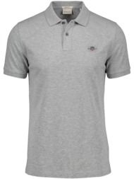 πόλο με κοντά μανίκια gant reg shield ss pique polo 2601.002210 |
