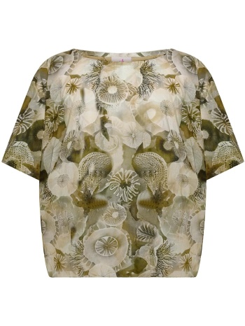 μπλούζα deha allover cotton muslin top | σε προσφορά