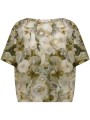 μπλούζα deha allover cotton muslin top |