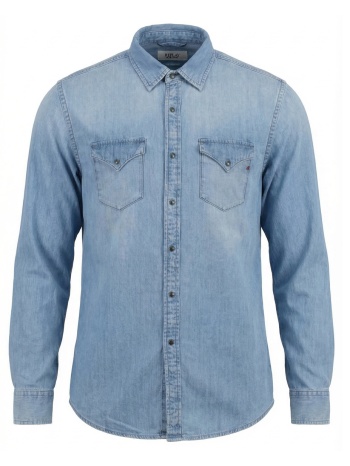 πουκάμισο με μακριά μανίκια replay regular m4860t.000.26c σε προσφορά