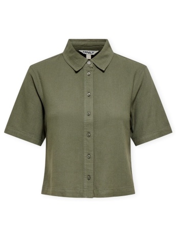 πουκάμισα only goa shirt - smokey olive |