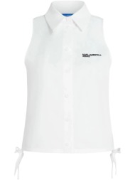 πουκάμισα karl lagerfeld klj sleeveless blouse b2w11020 |