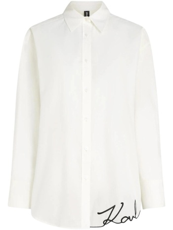 πουκάμισα karl lagerfeld oversized beachshirt b2w46034 | σε προσφορά