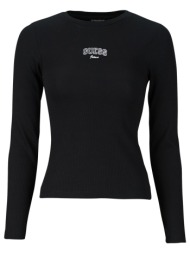 μπλουζάκια με μακριά μανίκια guess gj ls cn embro slim