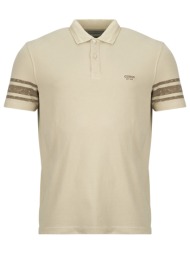 πόλο με κοντά μανίκια guess ss washed printed polo