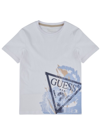 t-shirt με κοντά μανίκια guess organic cotton jersey