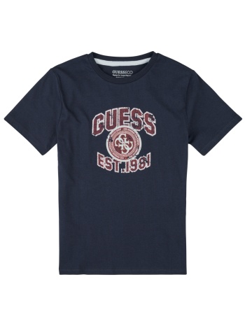 t-shirt με κοντά μανίκια guess organic cotton jersey