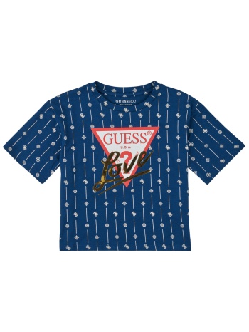 t-shirt με κοντά μανίκια guess organic cotton stretch